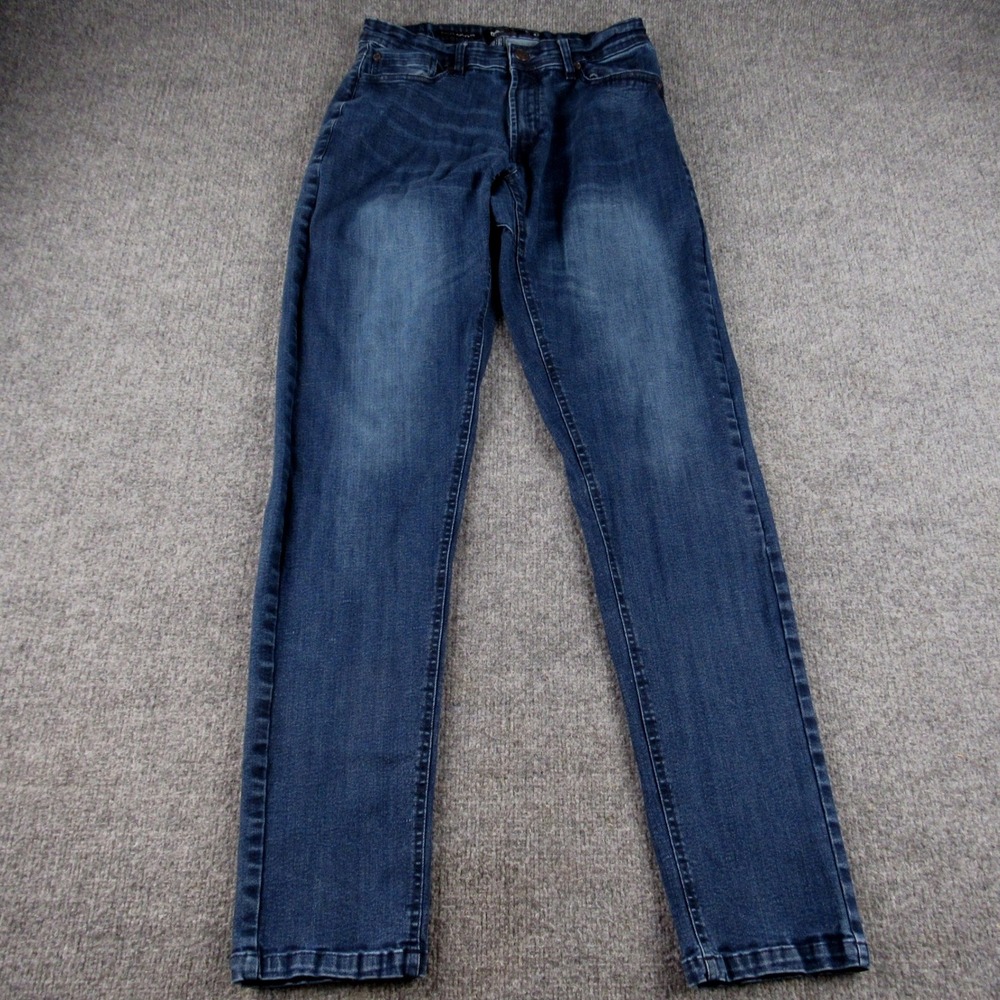 Barbell Apparel Jeans Mens 32x33 Blue Straight Athletic Denim Stretch Dark Wash